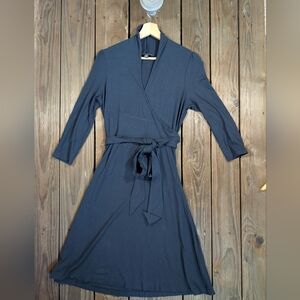 Banana Republic Black Wrap Dress